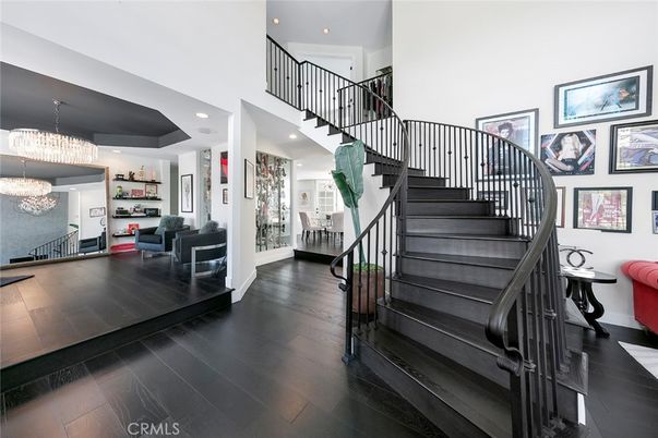 Chandelier, Interior, Pendant Lights, Recessed Lighting, Wood Texture Flooring