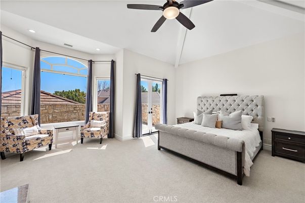 Bedroom, Interior, Recessed Lighting