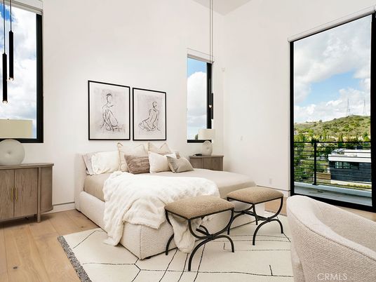 Bedroom, Interior, Wood Texture Flooring