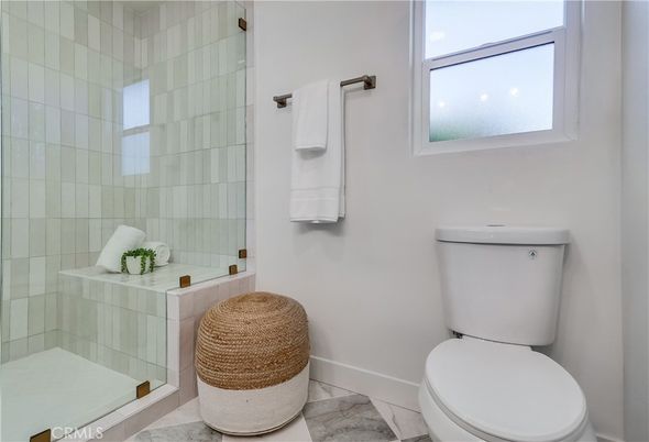 Bathroom, Glass Shower, Interior, Marble