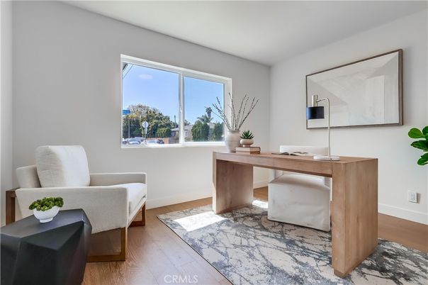 Home Office, Interior, Wood Texture Flooring