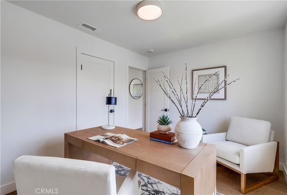 Home Office, Interior, Wood Texture Flooring