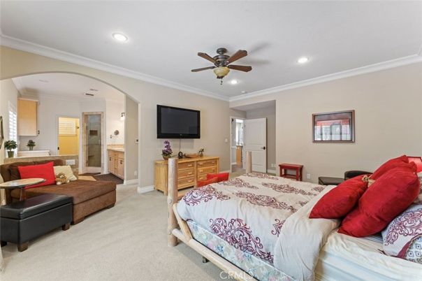 Bedroom, Interior, Recessed Lighting