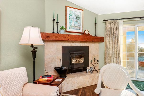 Fireplace, Interior, Wood Texture Flooring