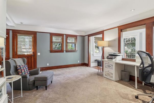 Home Office, Interior, Recessed Lighting