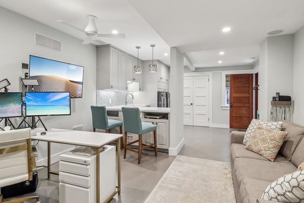 Interior, Kitchen, Living room, Pendant Lights, Recessed Lighting