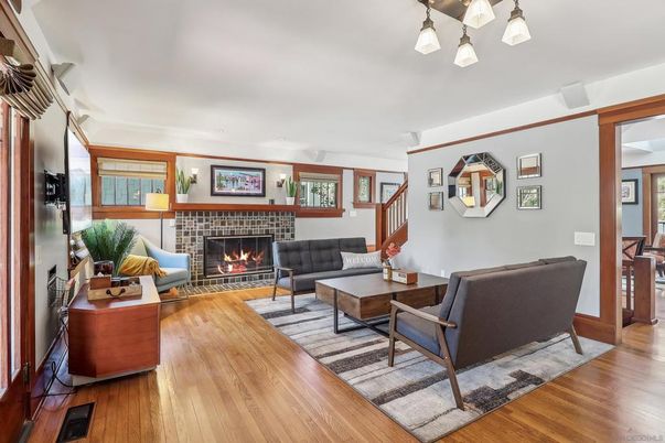 Fireplace, Interior, Living room, Wood Texture Flooring