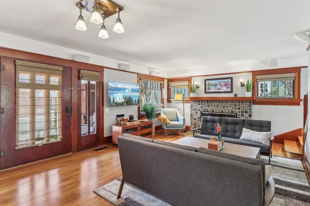 Fireplace, Interior, Living room, Wood Texture Flooring