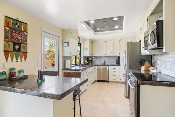 Interior, Kitchen, Recessed Lighting, Stainless Steel Appliances