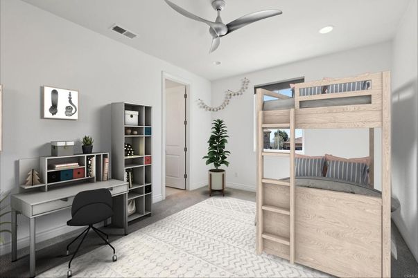 Home Office, Interior, Recessed Lighting