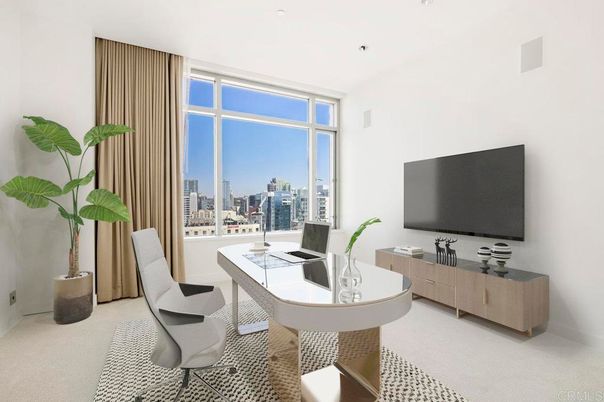 Home Office, Interior, Living room