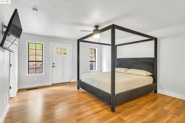 Bedroom, Interior, Wood Texture Flooring