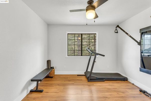 Fitness Equipment, Interior, Wood Texture Flooring