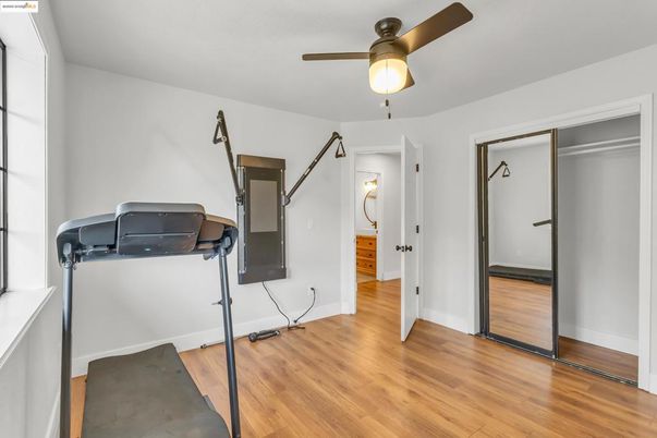 Fitness Equipment, Interior, Wood Texture Flooring