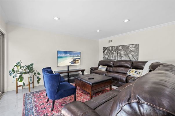 Interior, Living room, Recessed Lighting