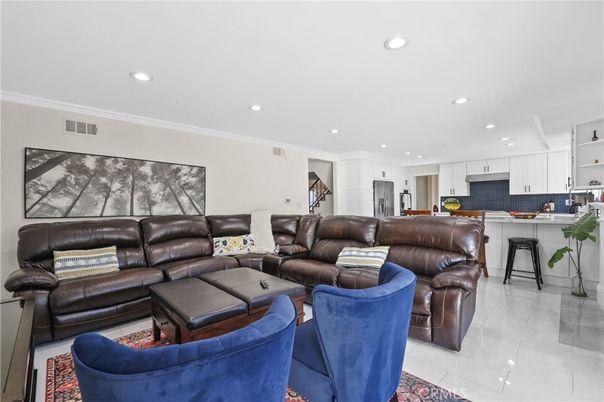 Interior, Kitchen, Living room, Recessed Lighting
