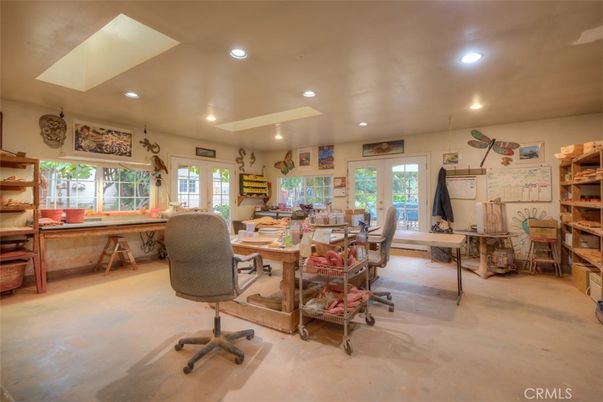 Home Office, Interior, Recessed Lighting