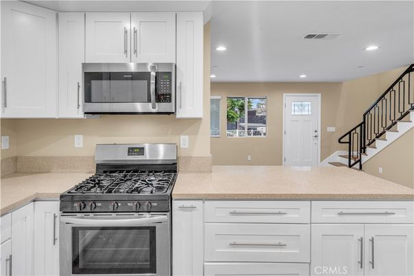 Interior, Kitchen, Recessed Lighting, Stainless Steel Appliances