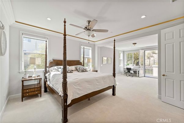 Bedroom, Interior, Recessed Lighting