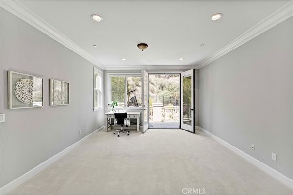 Home Office, Interior, Recessed Lighting
