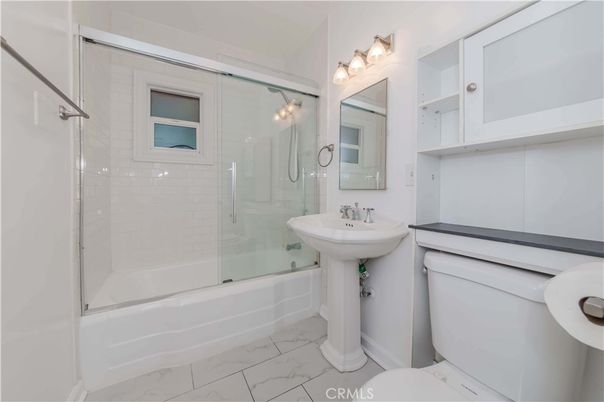Bathroom, Glass Shower, Interior, Marble