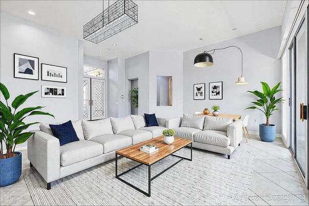 Dining room, Interior, Living room, Pendant Lights, Recessed Lighting