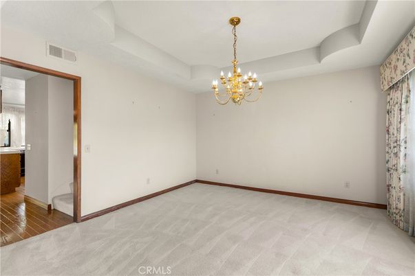 Chandelier, Empty room, Interior