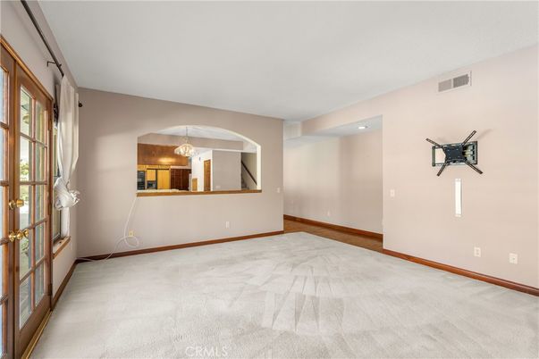 Chandelier, Empty room, Interior
