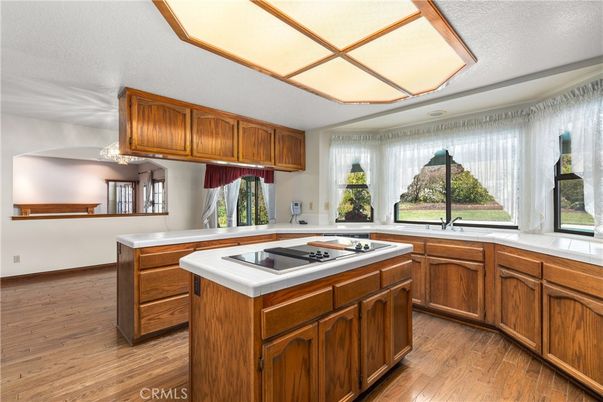 Interior, Kitchen, Wood Texture Flooring