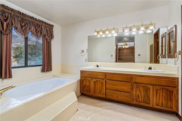 Bathroom, Dual Sink Vanities, Interior, Tile Countertops