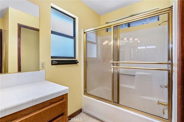Bathroom, Glass Shower, Interior, Tile Countertops