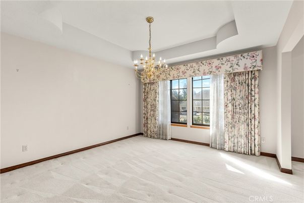 Chandelier, Empty room, Interior
