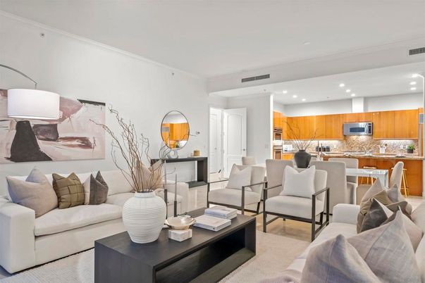 Interior, Kitchen, Living room, Recessed Lighting