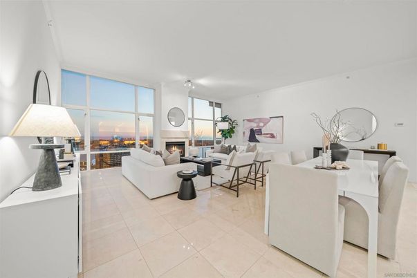 Dining room, Fireplace, Interior, Living room