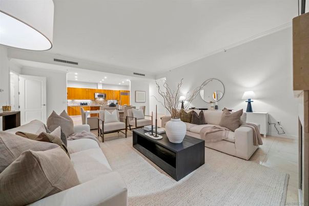 Dining room, Interior, Kitchen, Living room, Recessed Lighting