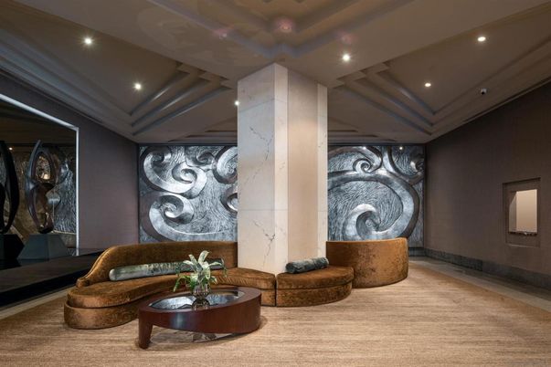 Interior, Living room, Recessed Lighting