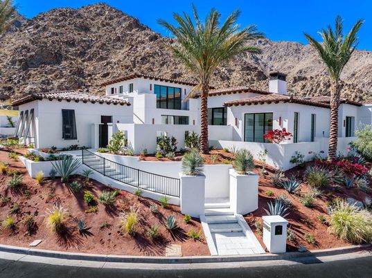 Exterior, Facade, Spanish Mediterranean