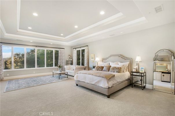 Bedroom, Interior, Recessed Lighting