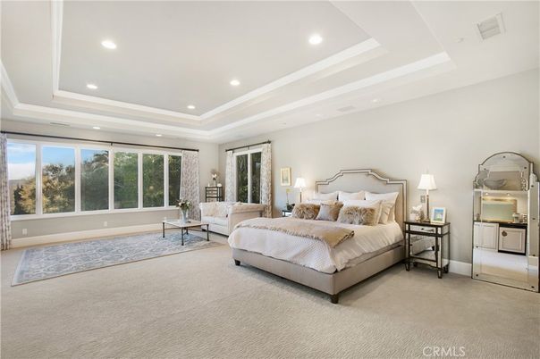 Bedroom, Interior, Recessed Lighting
