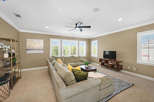 Interior, Living room, Recessed Lighting