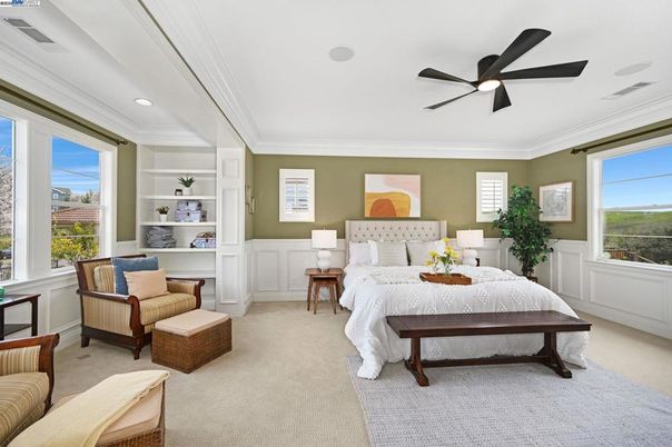 Bedroom, Interior, Recessed Lighting
