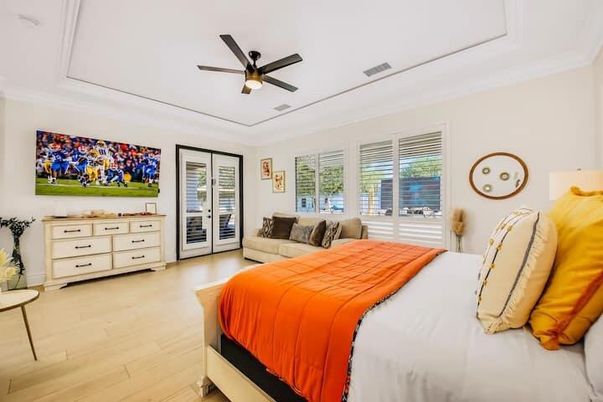 Bedroom, Interior, Wood Texture Flooring