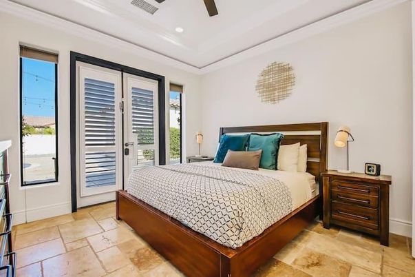 Bedroom, Interior, Recessed Lighting
