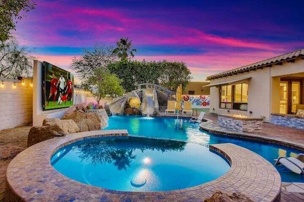 Exterior, Playground, Pool