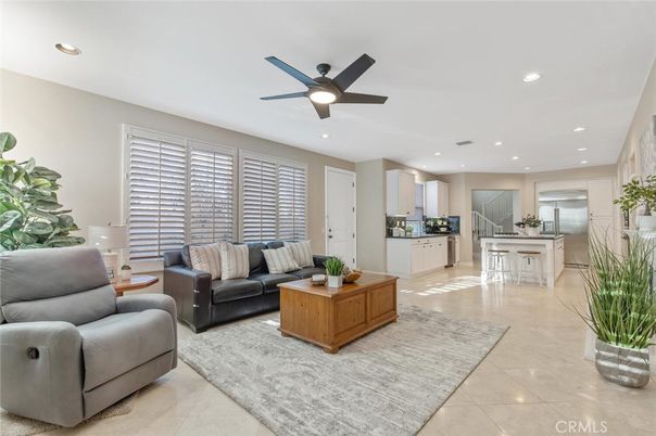 Interior, Kitchen, Living room, Recessed Lighting
