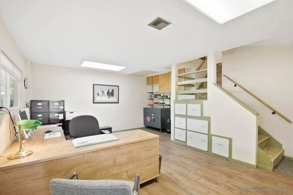 Home Office, Interior, Wood Texture Flooring