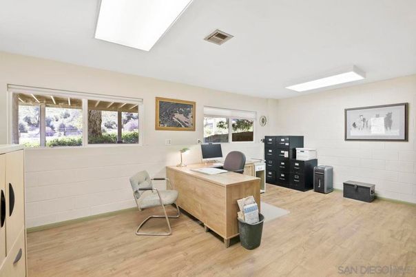Home Office, Interior, Wood Texture Flooring