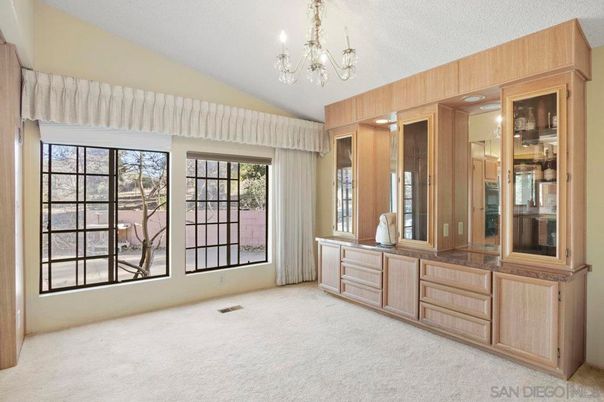 Chandelier, Empty room, Interior