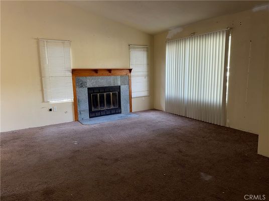 Empty room, Fireplace, Interior