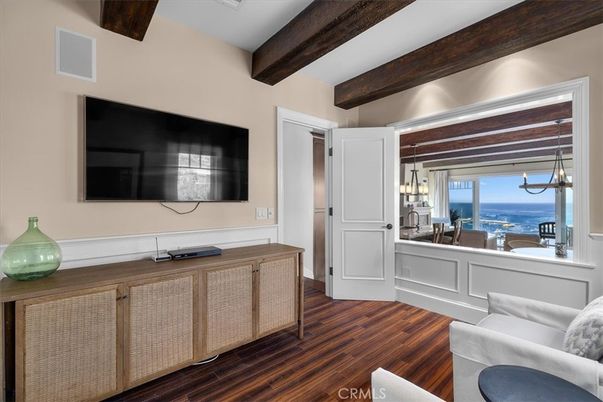 Interior, Pendant Lights, Water, Wooden Beams, Wood Texture Flooring